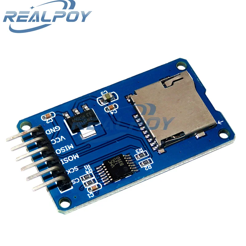 Micro SD Storage Expansion Board, TF Card, Memory Shield Module, SPI para Arduino