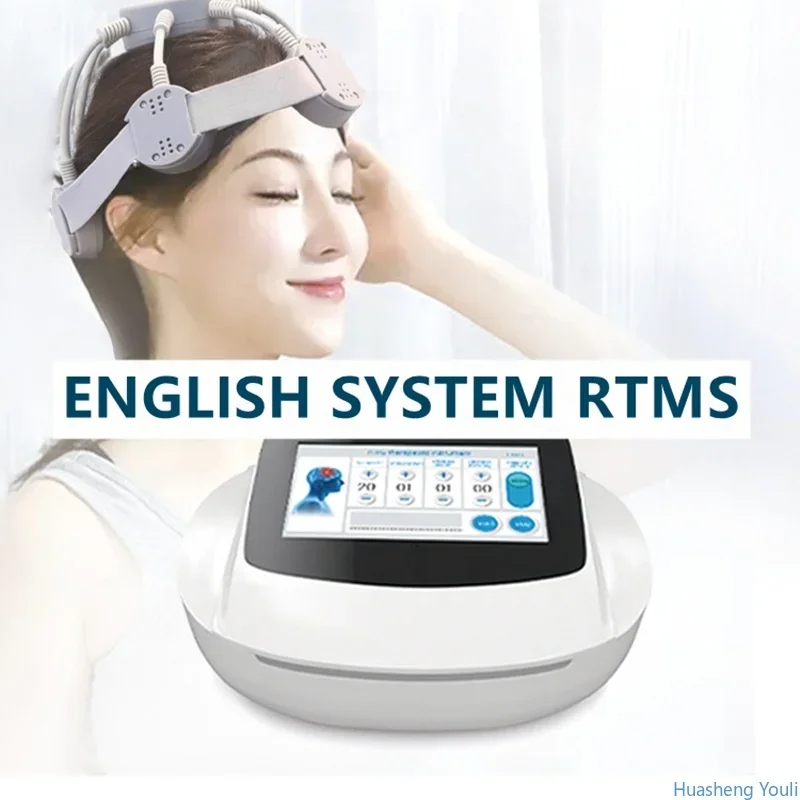 

19mT English Stroke Depression Parkinson Alzheimer Polio Cerebral Palsy Repetitive Transcranial Magnetic Stimulator TMS