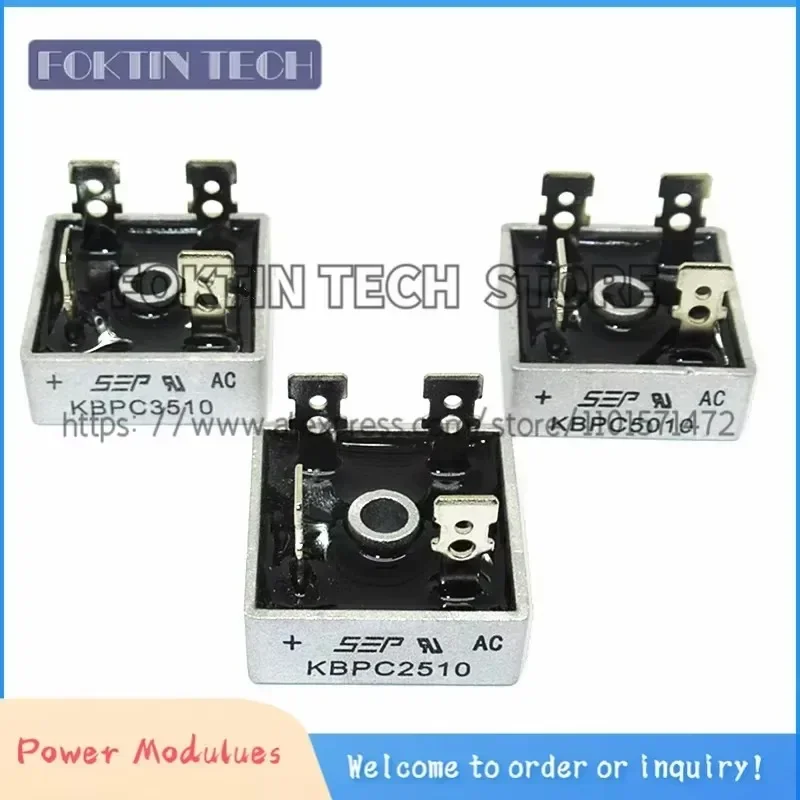 10 шт./лот KBPC3510W новые оригинальные KBPC3510W мостовые выпрямители 1000 В 35 А KBPC5010 KBPC25010 KBPC3510 KBPC7010