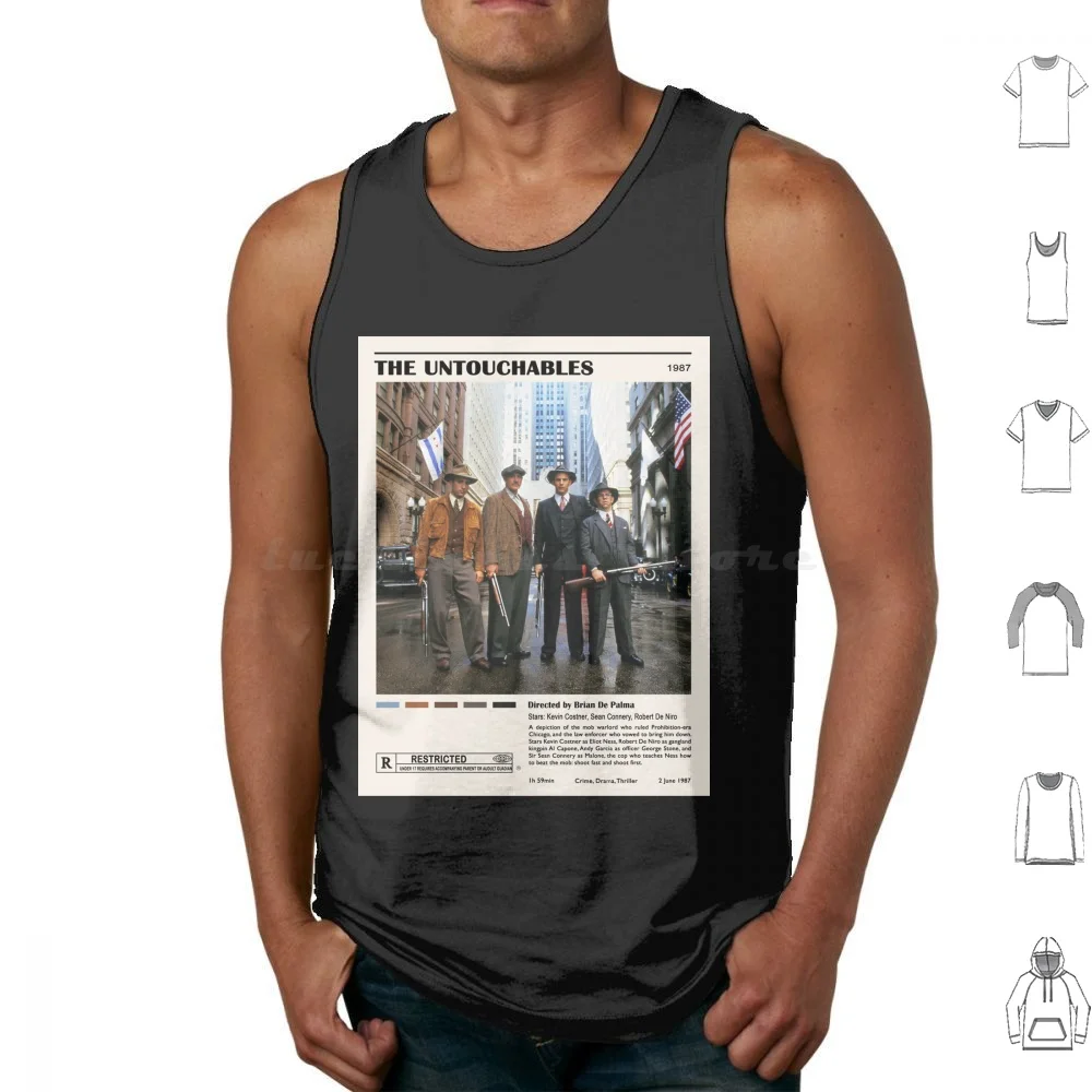 Póster de diseño de película Camisetas sin mangas vintage Impresión Algodón Biografía Película Biografía Película Película Intouchables El