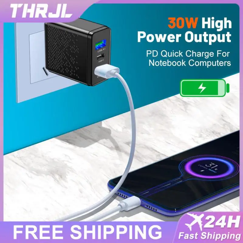 Quick Charger Multiple Protection Usb New Mobile Phone Charger Type-c High Charging Efficiency Total Power 12w Travel Charger