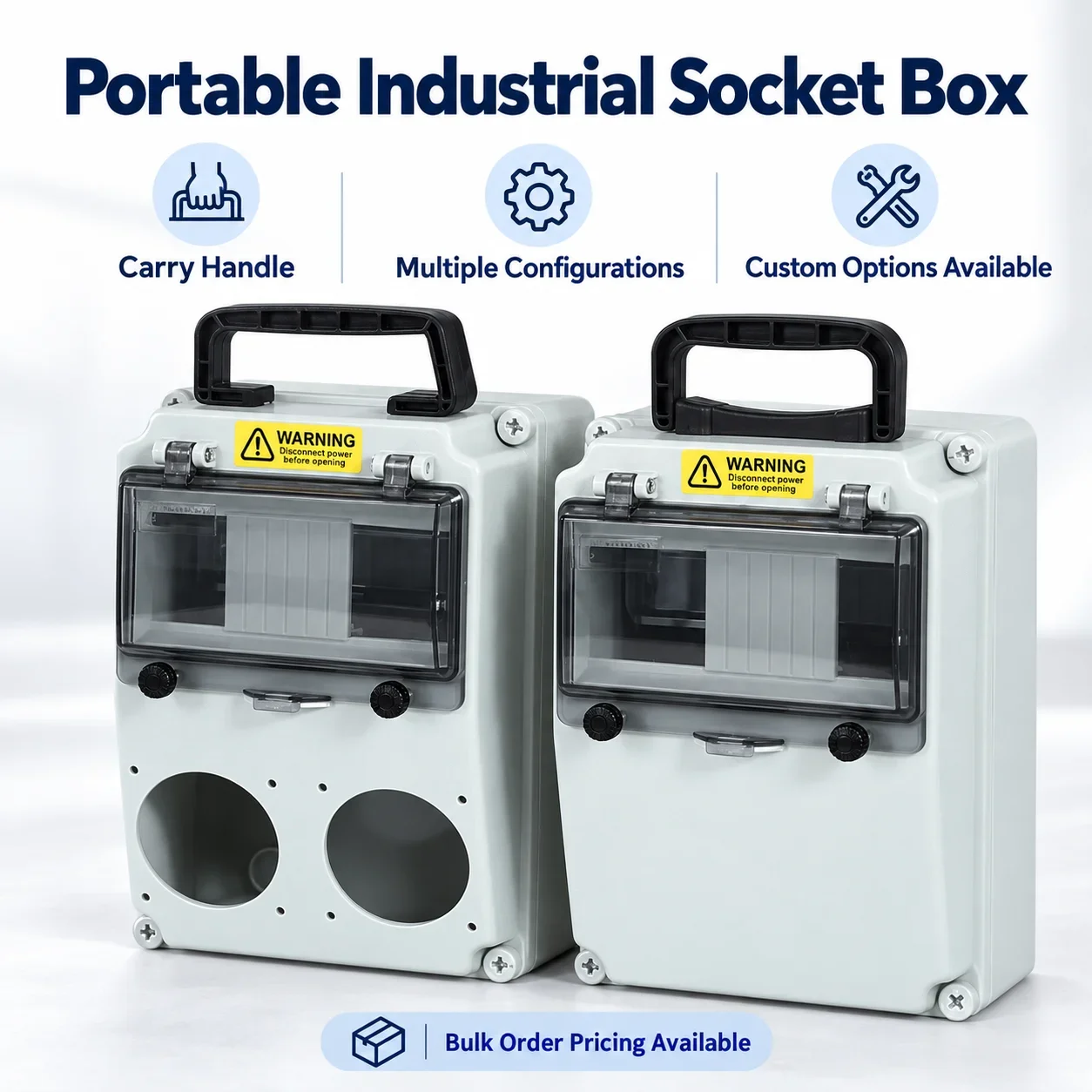 Portable Temporary Electrical Box Construction Three-level Distribution Explosion-Proof Safety Inspection Mobile Box
