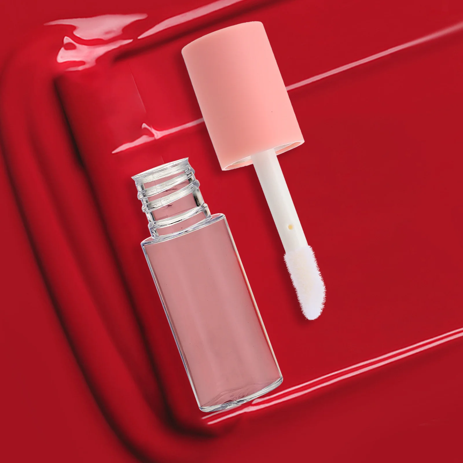 10-teiliges Lipgloss-Tuben-Set, sichtbare leere DIY-Behälter für Lippenöl, Balsam, flüssiges Rouge, tragbar, nachfüllbar, für unterwegs