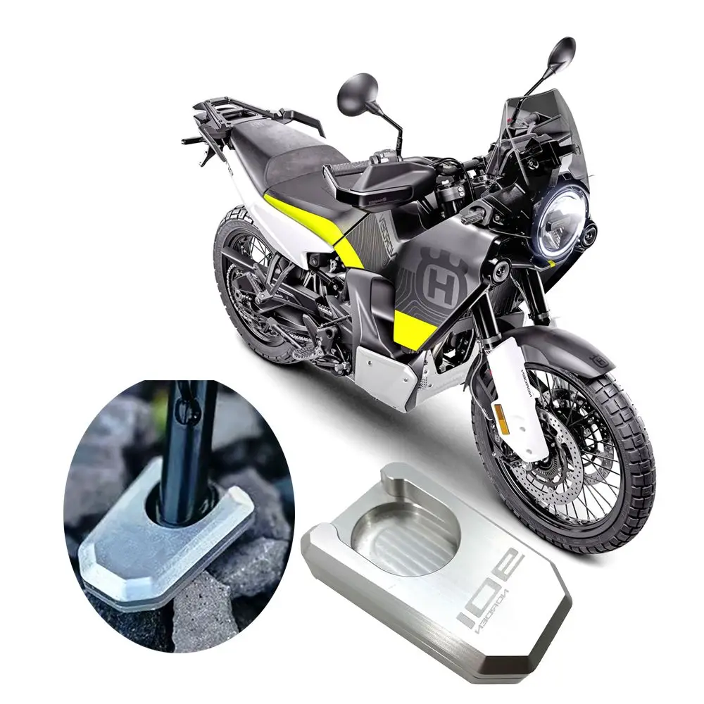 

For Husqvarna Norden 901 2022 Husky NORDEN901 NEW Motorcycle Side Stand Enlarger Kickstand Plate Pad