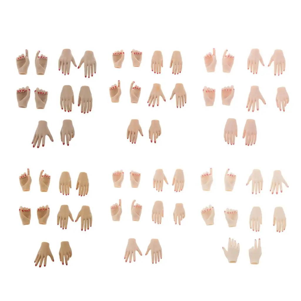 1 6 Scale Hand Model Female 12inch Replacement Hands PVC for DIY Making and Model Repair