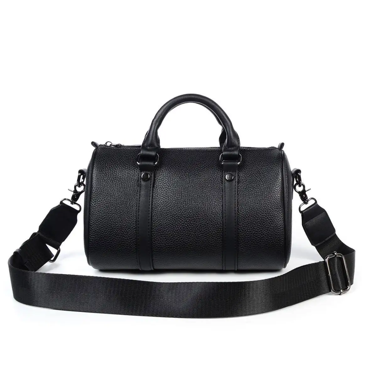 2025 New High Quality Men's Handbag Korean Style Small Single Shoulder Bag Couple's Crossbody Bag PU Pure Color Bag