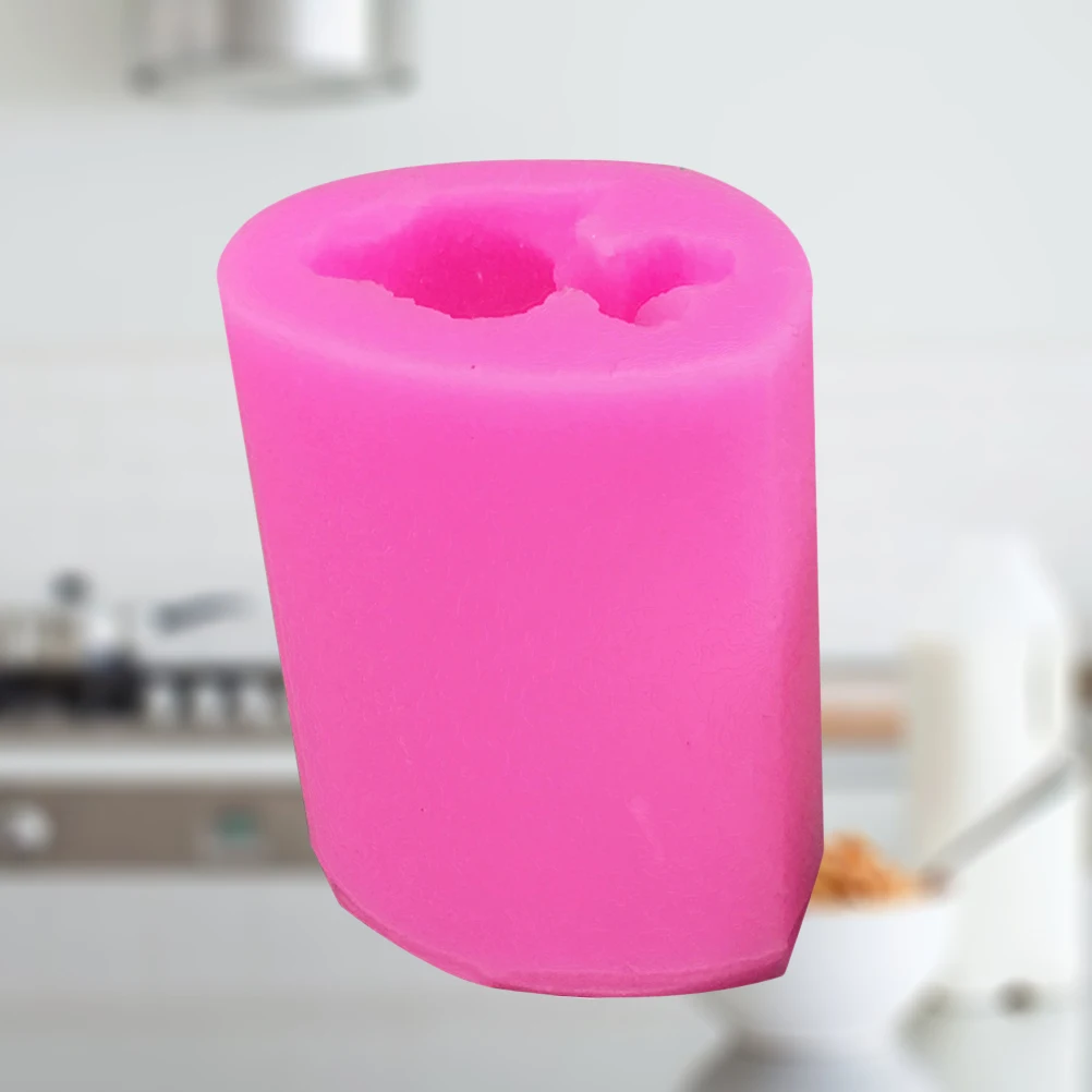 

Silicone Mold Chocolate Fondant Cake Decorating Tool Mousse Cat Shaped DIY Pink
