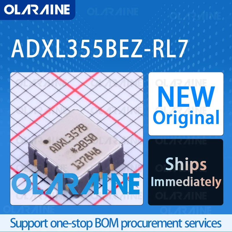 

1/5/10Pcs ADXL355BEZ-RL7 LCC-14 original ic chip Accelerometer RoHS I2C, SPI Voltage - 3.6 V