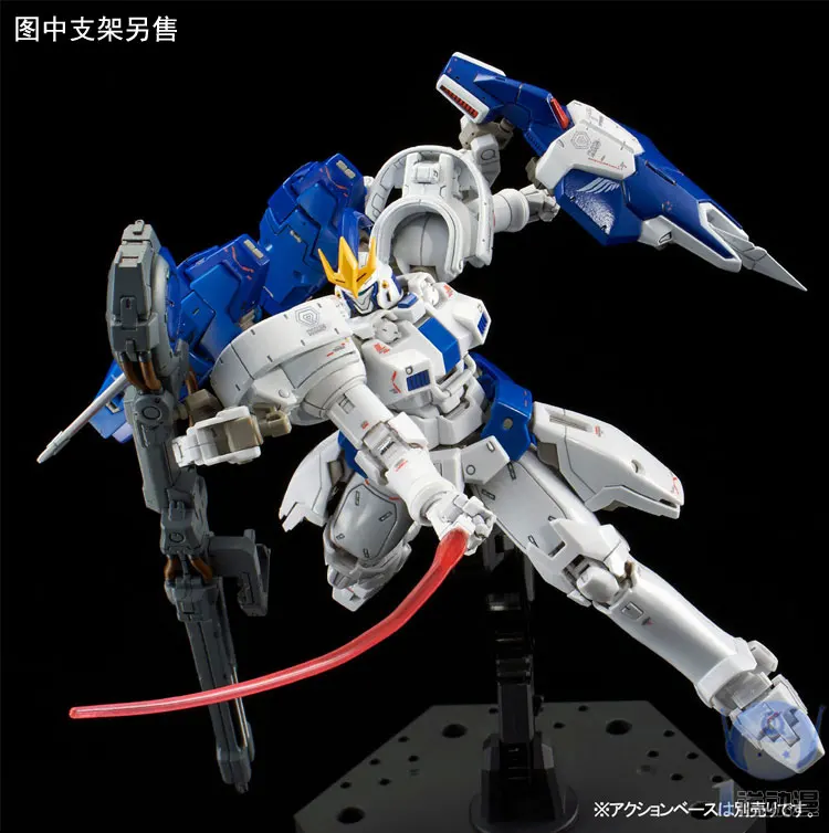 BANDAI Original Anime W Model PB RG 1/144 TALLGEESE 3 III EW Transformation Robot Assemble Model Action Figures