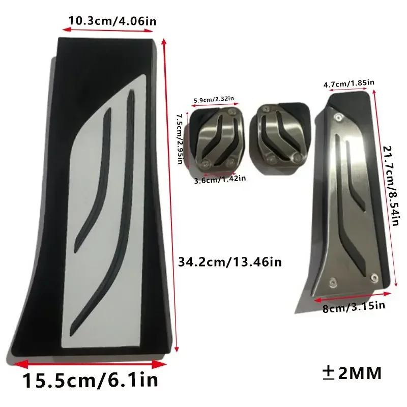 

Для BMW X5 X6 F15 F16 E70 E71 E72 2006 ~ 2014 Автомобильные педали акселератора, тормозная педаль, комплект педалей, нескользящий коврик, аксессуары для отделки