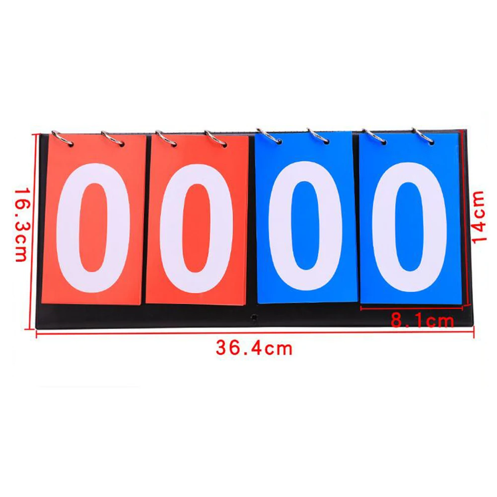 2/3/4 Digit Score Keeper Foldable Referee Coach Score Board Sports Competition Scoreboard for Table Tennis Basketball Badminton