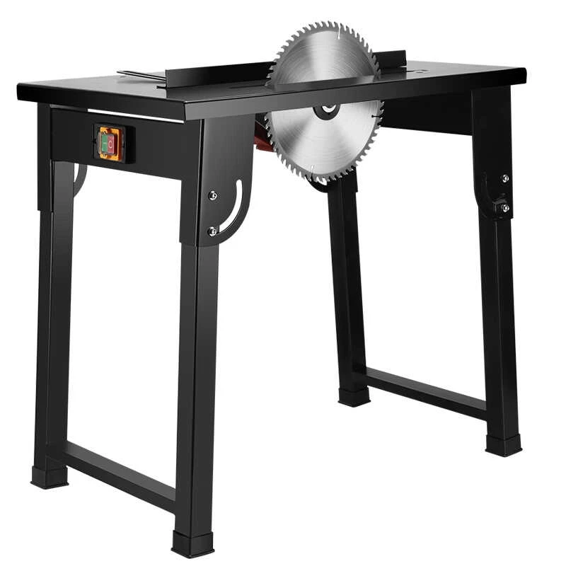 전기 원형 톱 도마 편리한 접이식 작은 가정용 목공 테이블 톱 목공 톱 목재 절단기
