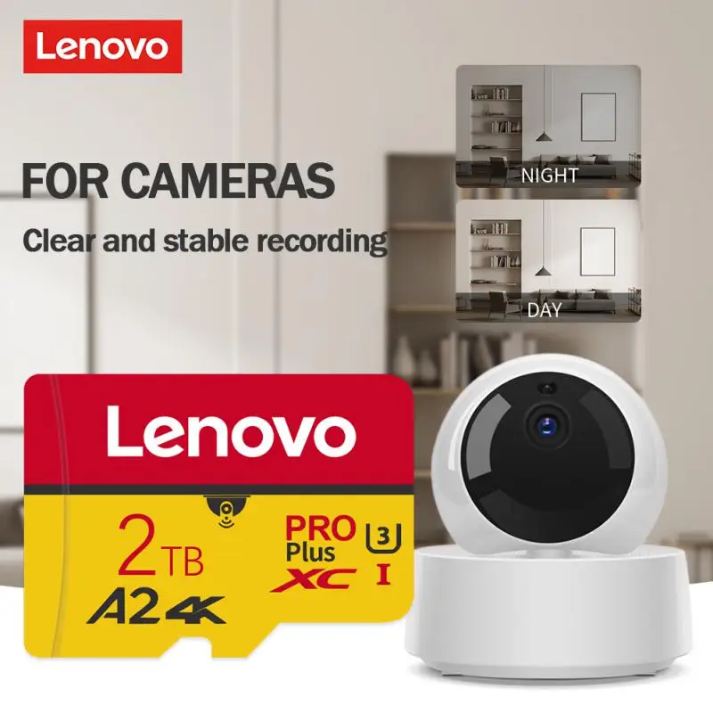 Lenovo Micro Memory SD Card 2TB 1TB 512GB 256GB SD Card SD/TF Flash Card Memory Card 128GB TF Card For Phone Camera Steam Deck