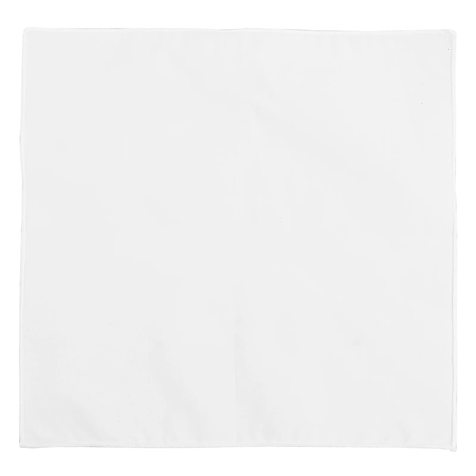 1pc Cotton Handkerchief For Men White Lightweight Square Pocket Hand Towel Sweat Absorbent Multi-Function Use For Wipe Face Blow