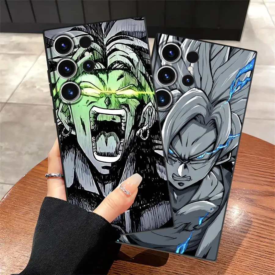 Anime Son Gokus Broli Phone Cover Case for Samsung Galaxy S26 Ultra S21 FE S20 S10 S9 S25+ S24+ S25 Plus S23 S26+ Note 20 8 9 10