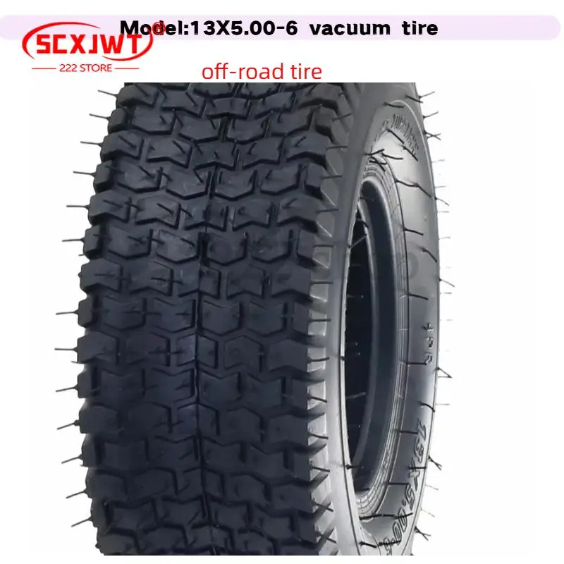 

6-inch 13x5.00-6 Turf Friendly Tire is applicable to gardening tractor rider mower Lawn & Garden Mower drifting beach car acces