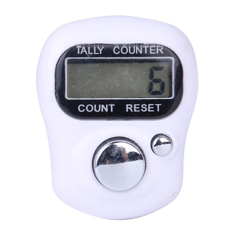 Mini-Fingerzähler, islamische Perle, 5, digitale LEDs, elektronischer Handzählzähler, Clicker-Zählerring