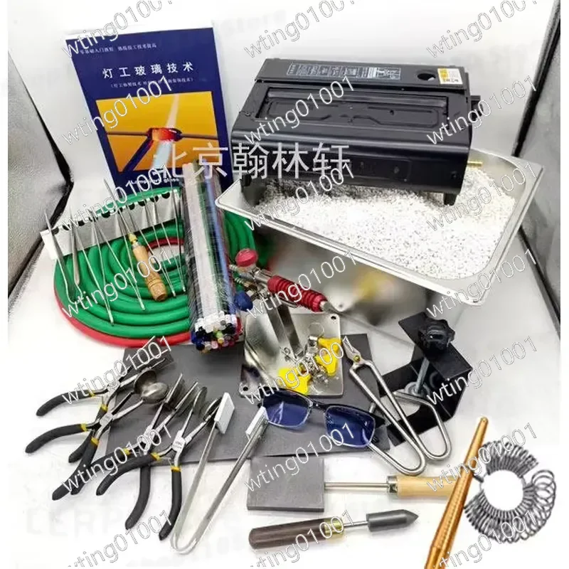for Lamp Workers DIY Glass Burning Glazing Starter Kit with Essential Tools for Beginners to Create Stunning Artistic