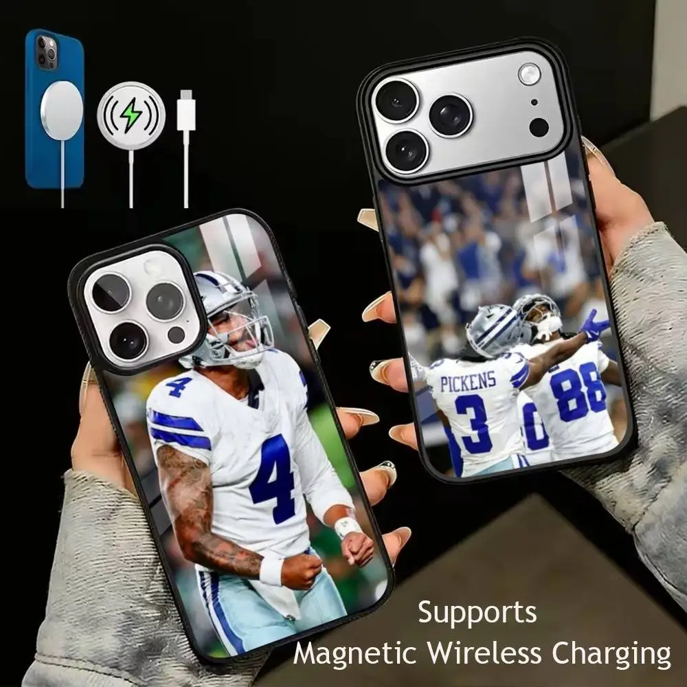 American Football Star gift   Phone Case For iPhone17,16,15,14,13,12,11 Plus,Pro Allows magnetic wireless charging