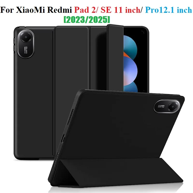 

Ультратонкий чехол для Xiaomi Redmi Pad 2 11 дюймов 2025, Pad SE 2023, с функцией автоматического включения/выключения экрана, для Redmi Pad 2 Pro 12.1, POCO 12.1''