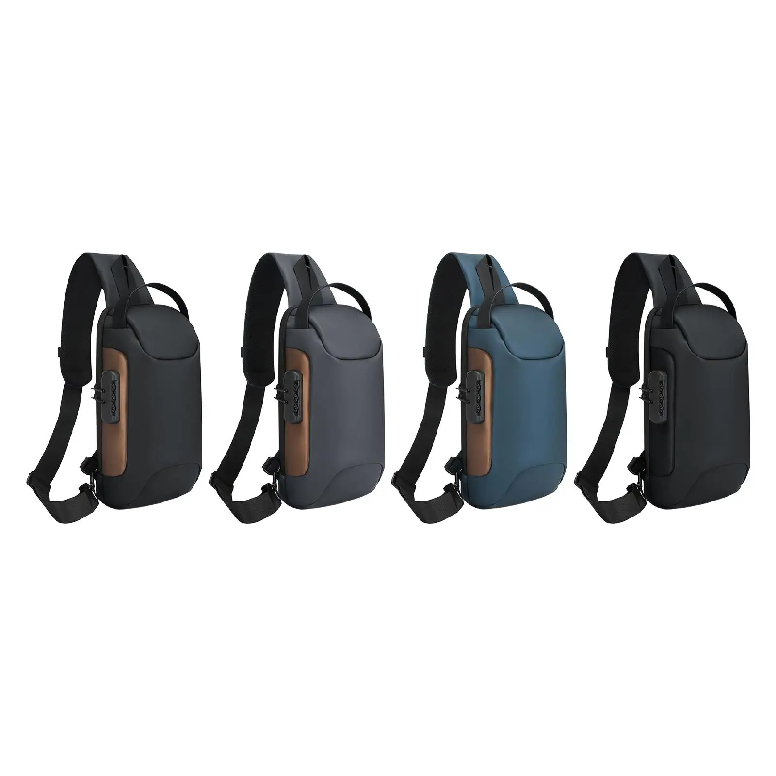 

Fashion Men Chest Bag Crossbody Bag Backpack, Men's Hiking Bag Shoulder Chest Bag Backpack for Hiking Sports Climbing Walking