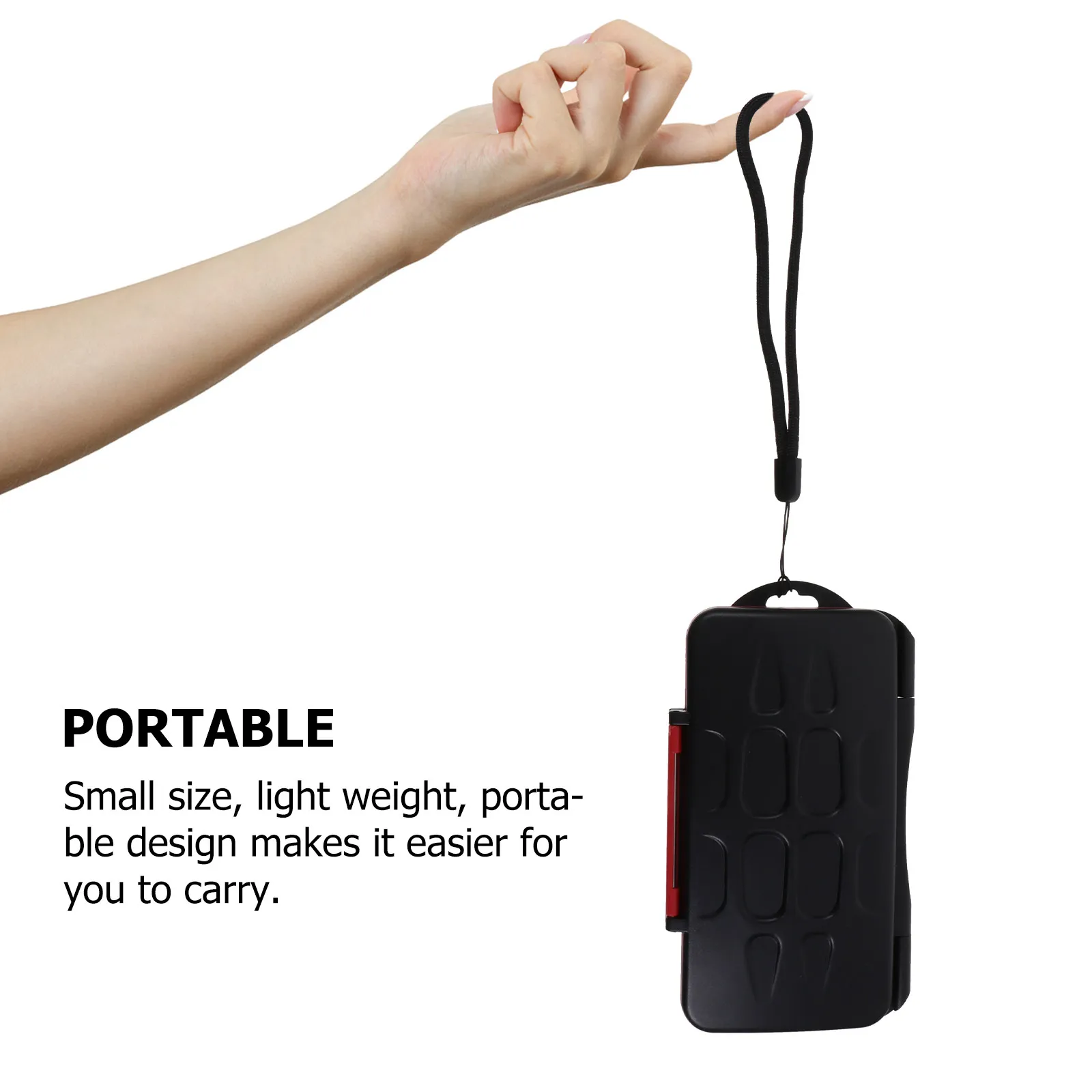 1Pcs Eco Friendly Lightweight Card Holder Case Waterproof Shockproof Memory Storage Box for Outdoor Travel Data Protection