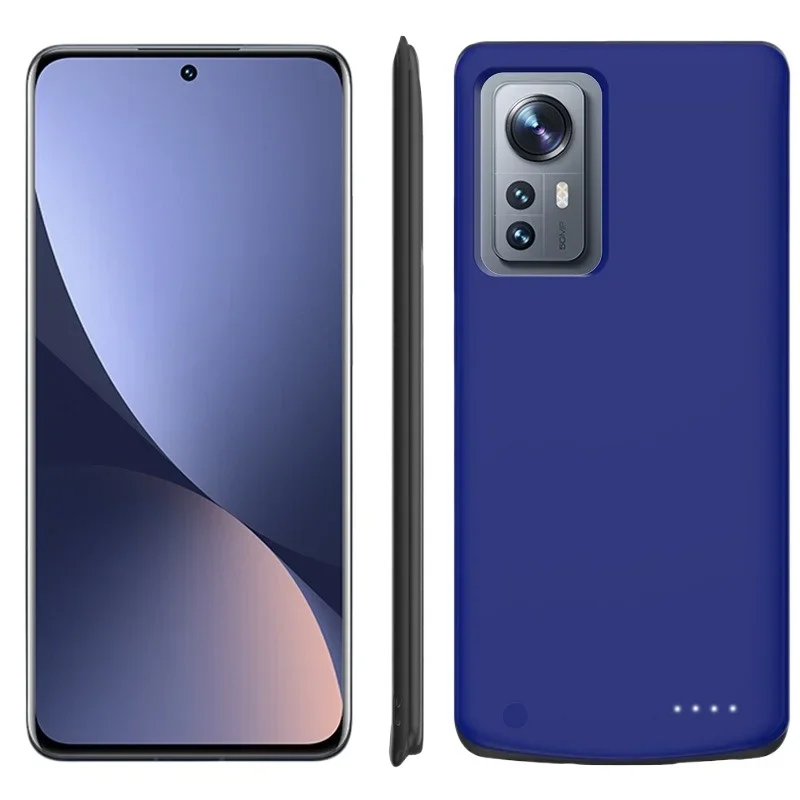 Immagine 4: Custodia Caricabatterie Esterna per Xiaomi 12 Pro/X/T, Power Bank Portatile 10000mAh, 2 Pezzi