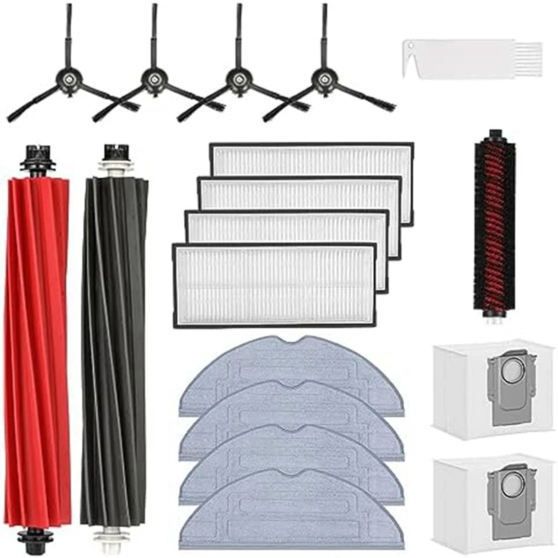 Pièces de rechange pour aspirateur robot Roborock S8, Pro Ultra, S8 +, brosse latérale principale, filtre, sac à poussière, accessoires en promotion!