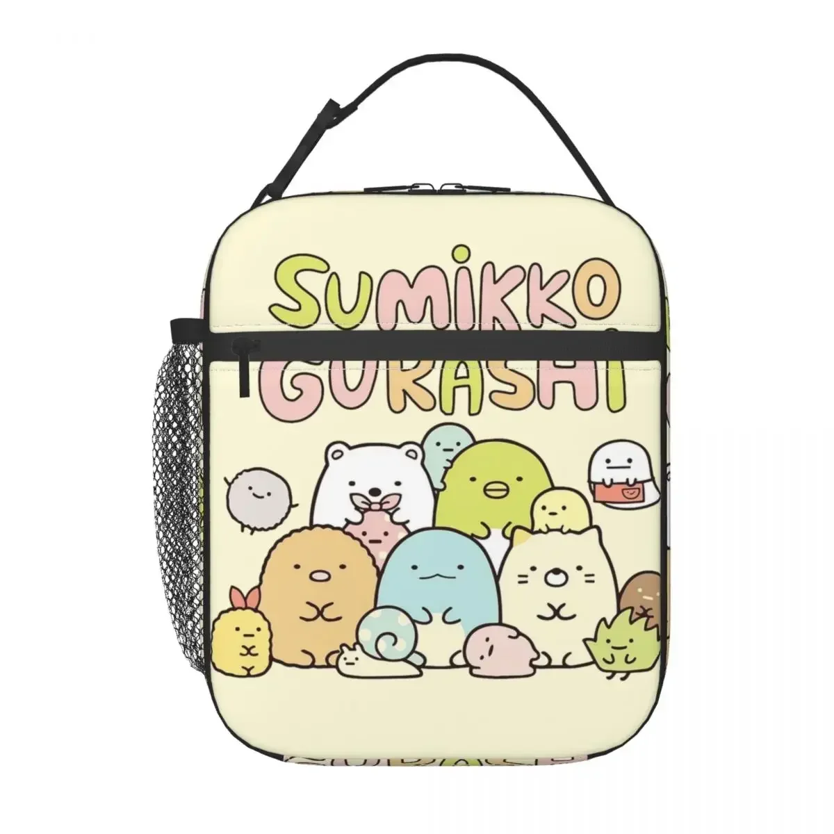 

Изолированная сумка для ланча, аксессуары для команды Sumikko Gurashi, коробка для ланча, повседневный термоохладитель, коробка для бенто для офиса, работы, пикника