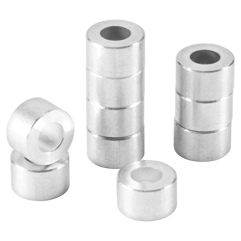 Aluminum Column Flat Gasket Bushing 6Mm Aluminum Bushing Aluminum Barrier 3D Printer Accessories For Openbuilds