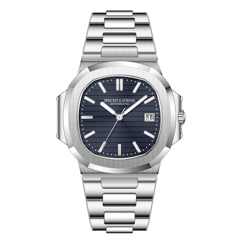 2025 Nieuwe Specht Sohne Heren Automatische Mechanische Horloges Saffierkristal Roestvrij Staal 50 M Waterdicht 5711 Horloge Voor Mannen - afbeelding 1