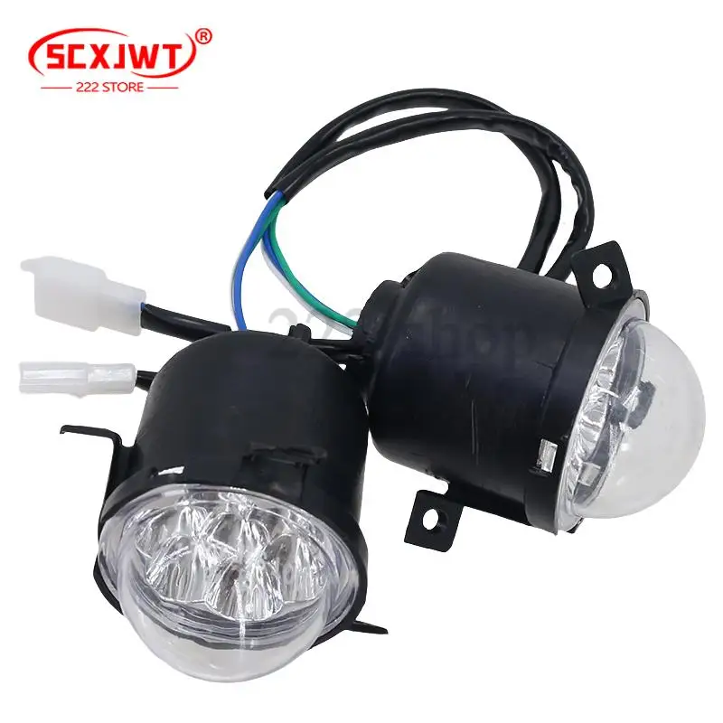 LED 3 سلك المصباح رئيس ضوء رئيس مصباح صالح ل ATV رباعية 110 125CC TaoTao ATA110D ATA110D1 ATA125D ATA135D ATA125 HW #2