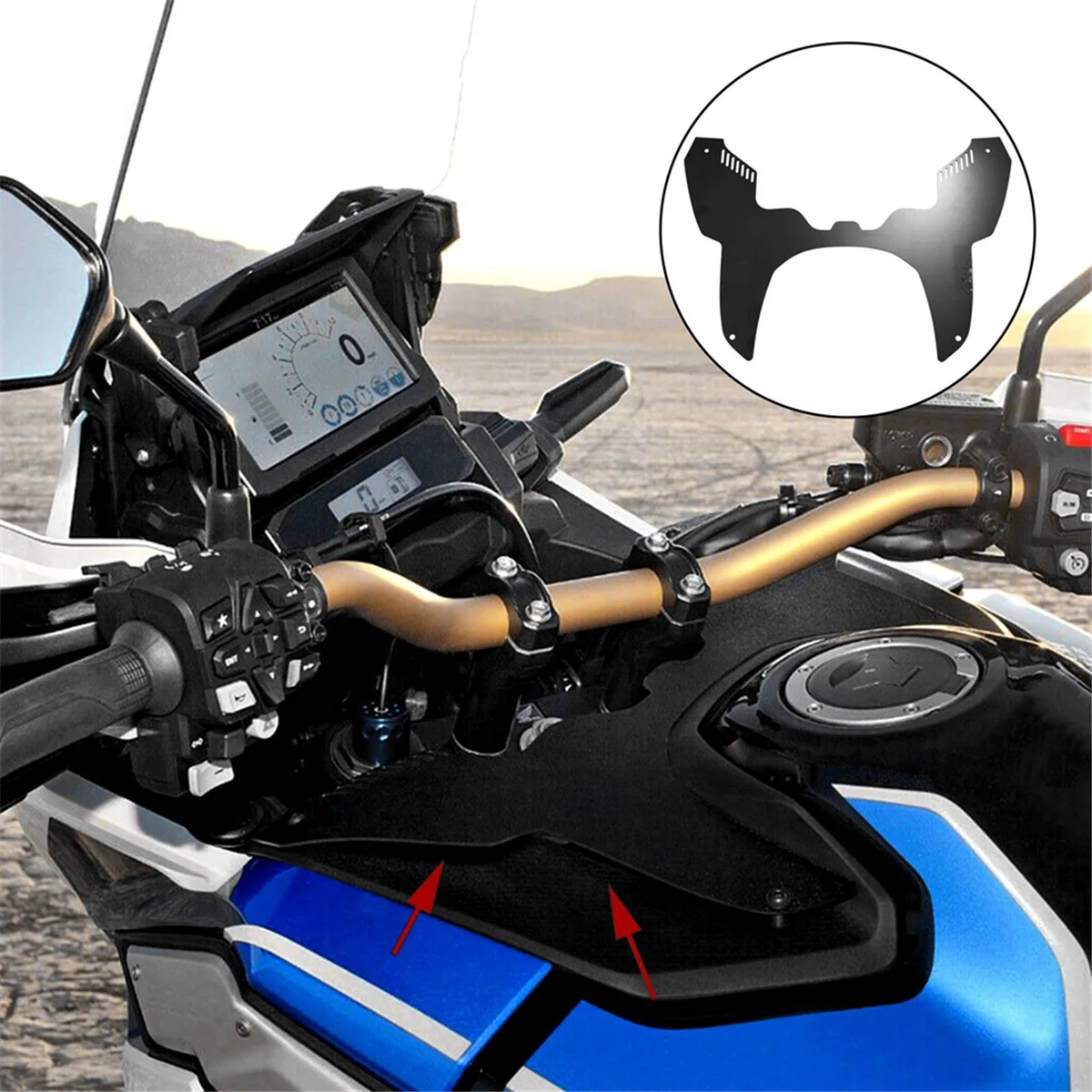 Motorrad gabel schild updraft deflektor abdeckung für honda crf1100l afrika twin adventure sports es dct 2021