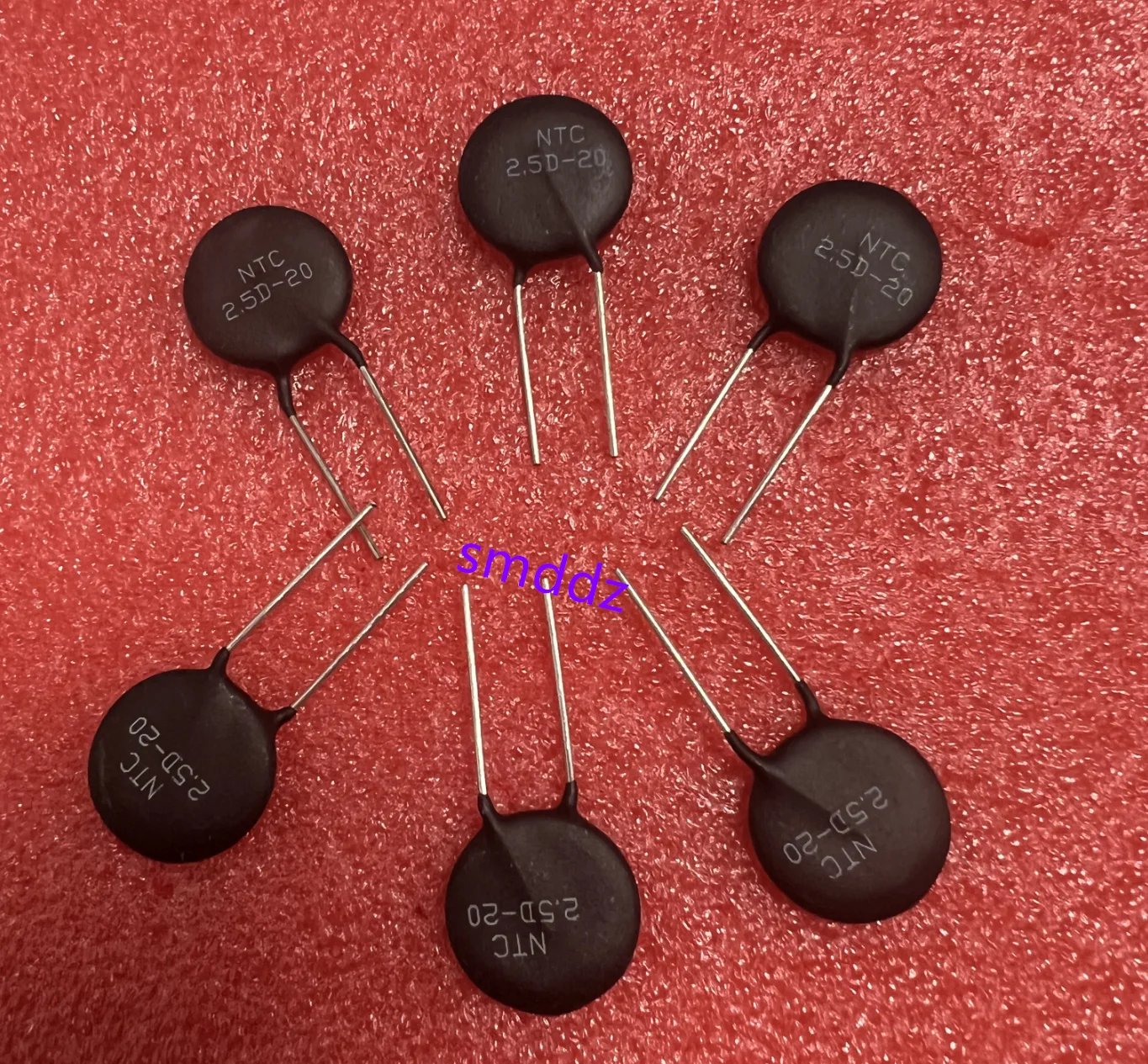 

50pcs / ntc thermistor : 2.5D-20 3D-20 5D-20 8D-20 10D-20 16D-20 20D-20 47D-20