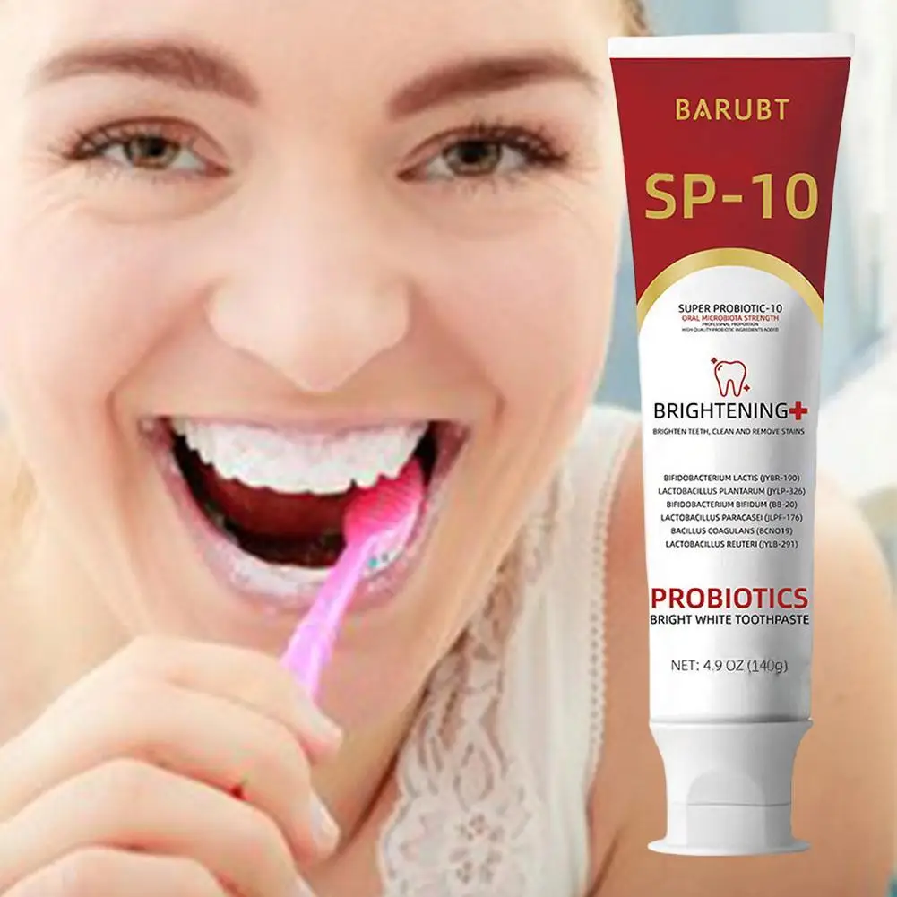 140g Ultra Whitening, Sp 10 Toothpaste, Ultra Whitening Toothpaste Sp -10, Probiotic Brightening Toothpaste,Deep Cleaning