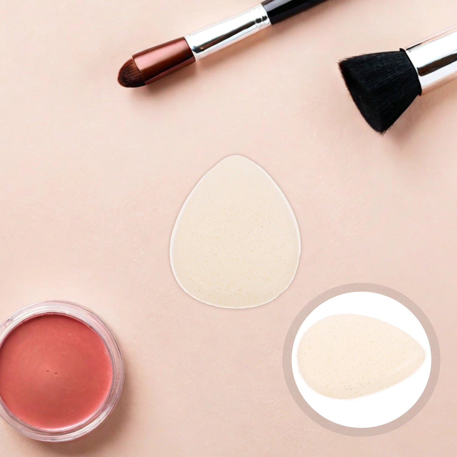 

Transparent Silicone Powder Puff Makeup Sponge Liquid Foundation Applicator Sponges