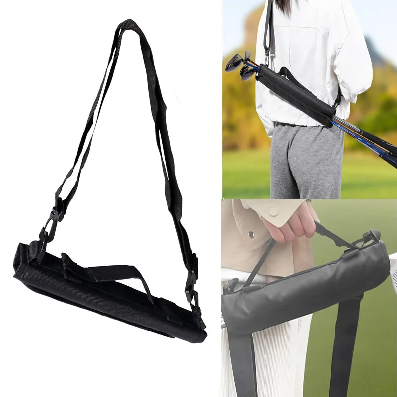

New Portable Mini Golf Club Bag Outdoor Practice Training Portable Storage Lightweight Shoulder Bag Crossbody Club Bag Unisex