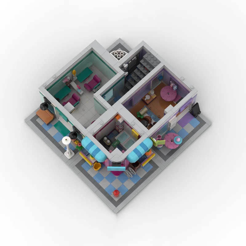 2566PCS Modular Main Street Building City Center Street View Model Moc DIY Education Model Building Blocks Creative Assembly Toy