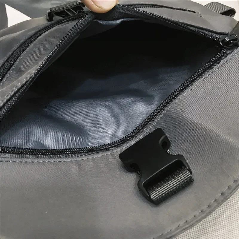 Men Shoulder Bag Waterproof FashionNylon Solid Color Messenger Bags Phone Pouch Unisex Men Handbag Casual Men Crossbody Bag