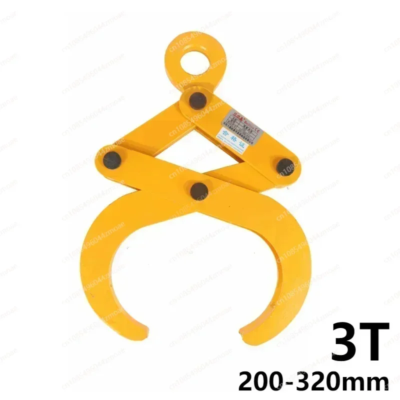 

3T 200-320mm OD Round Pipe Clamp Round Steel pipe clamp Large Tonnage Lifting CLamp Multifunctional ClAmp Lifting ClaMp