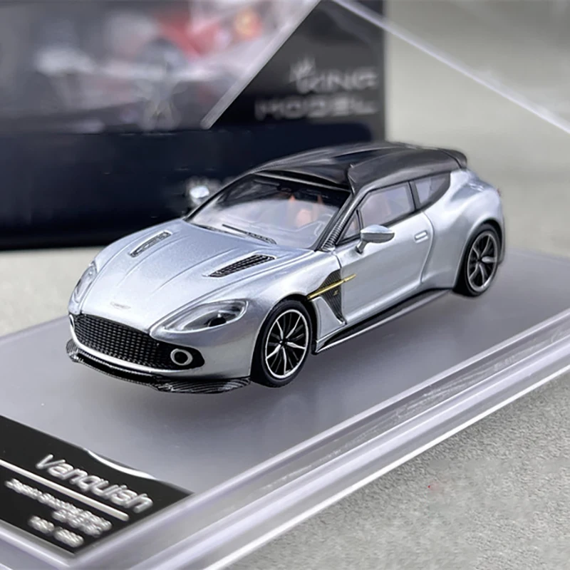 

KM 1/64 Vanquish Zagato Стрельба из сплава Гоночный автомобиль Литье под давлением и игрушечный транспорт Модель автомобиля Миниатюрная масштабная модель автомобиля для детей