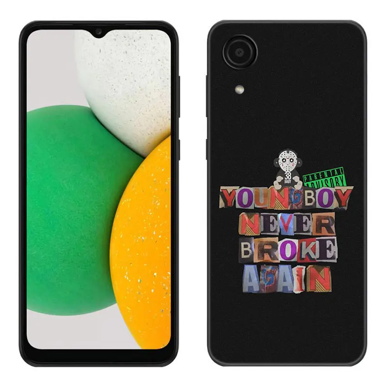 Youngboy Never Broke Again Black Phone Case For Samsung Galaxy A01 A03 Core A04 E A02 A05 A10 A20 A21 A30 A50 S A6 A8 + A7 2018