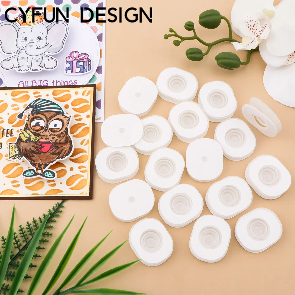 Mini resortes oscilantes de acción estándar, 30-60 Uds., resortes oscilantes autoadhesivos para crear una tarjeta interactiva, Wobblers Mover para hacer manualidades