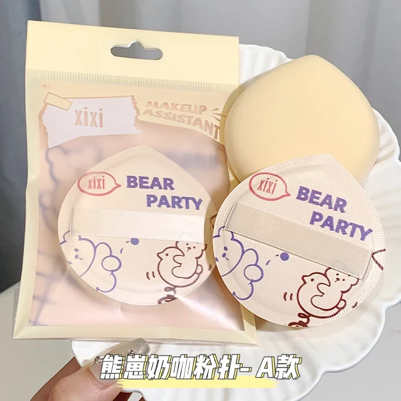 Cute Cartoons Powder Puff Air Cushion BB Cream Foundation Concealer Makeup Sponges Miękki bawełniany makijaż twarzy dla kobiet Narzędzie kosmetyczne