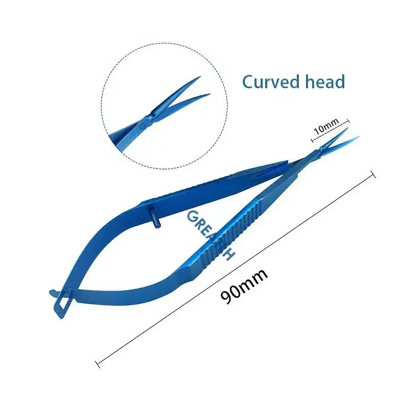 Scissor Ophthalmic Vannas Capsulotomy Scissors Animal Experiment Vascular Scissors Veterinary Ophthalmic Instruments
