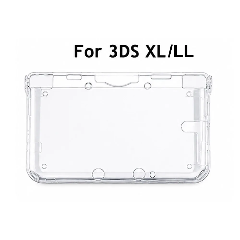 Clear Plastic Protective Hard Shell Scratch Resistant Transparent Game Console Case for 3DS 3DS XL LL New 3DS New 3DS XL/LL