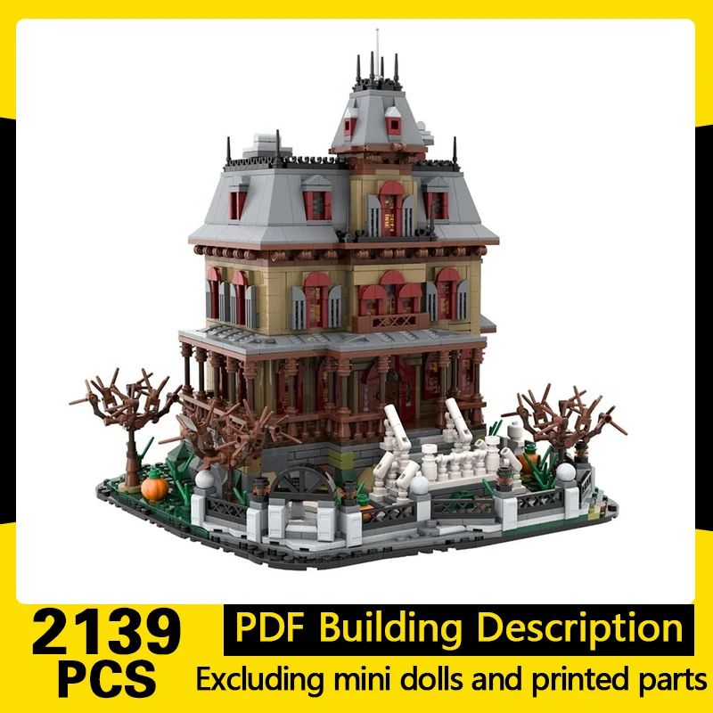 

City Street View Model MOC Building Bricks Town Residence Manor Modular Technology Gifts Holiday Assemble Children Toys Suit