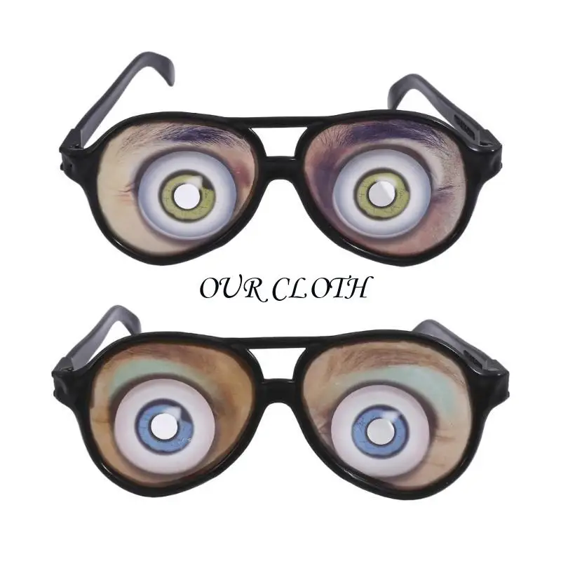 Halloween Trick Touet Funny Eyes Lunes Prank Disgus Spête fête des lunettes Y1ac
