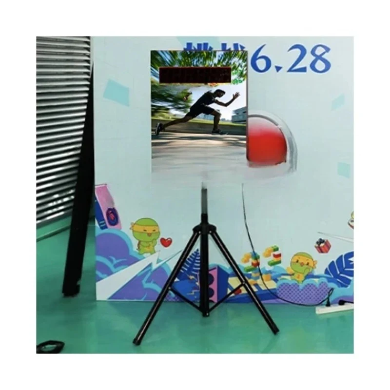Interactive Reaction Training Game Device LED 6 Digit Timing Display 10 Second Challenge Timing Equipment
