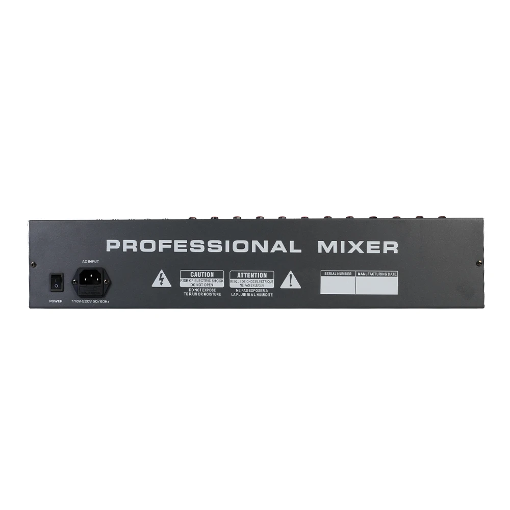 Digital Professional DJ Mixer para Gravação, DSP Audio Console, 14 Channel Interface USB, 99 Efeito